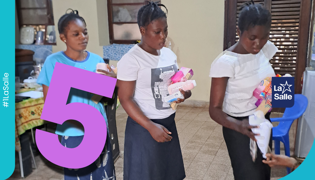 Lasallian Women of Hope program providing menstrual hygiene products for girls' education